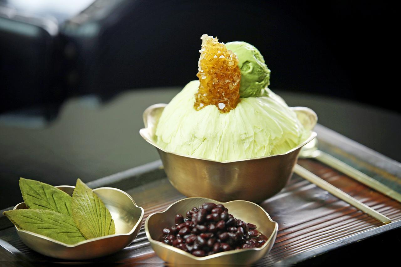 Kensington Jeju Hotel Экстерьер фото Bingsu with green tea ice cream